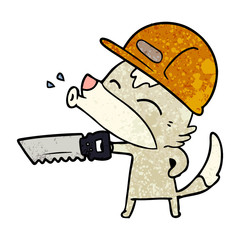 howling wolf cartoon