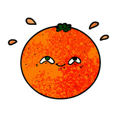 cartoon orange