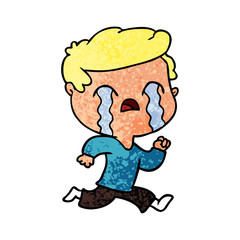 cartoon man crying