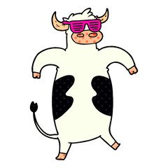 cartoon bull