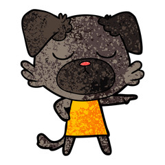 cute cartoon dog