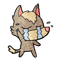 cartoon crying wolf