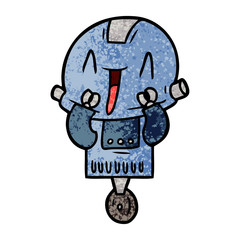 cartoon robot