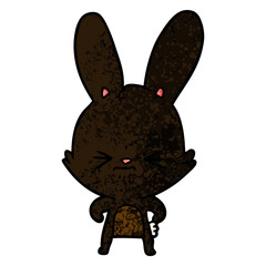 cute cartoon rabbit