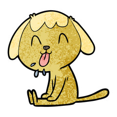 cute cartoon dog