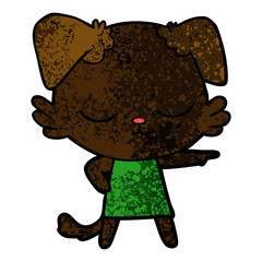 cute cartoon dog