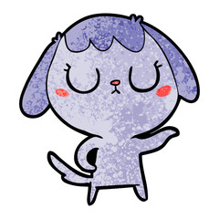 cute cartoon dog
