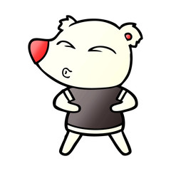 polar bear cartoon