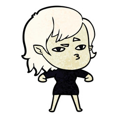 cartoon vampire girl