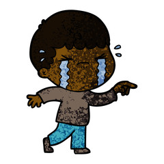 cartoon man crying