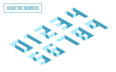 3D Isometric Numbers