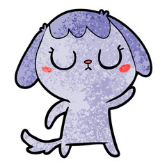 cute cartoon dog
