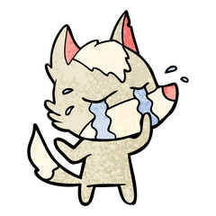 cartoon crying wolf