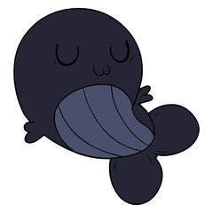 cartoon whale
