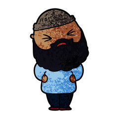 cartoon man with beard