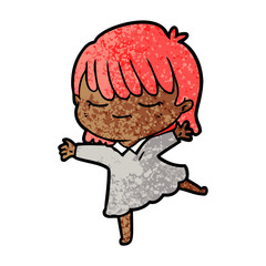 cartoon woman