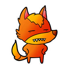 fox cartoon character