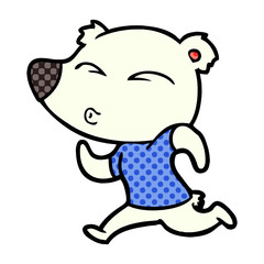polar bear cartoon