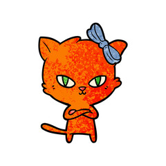cute cartoon cat