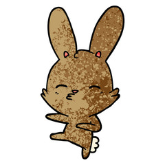 curious bunny cartoon