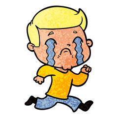 cartoon man crying