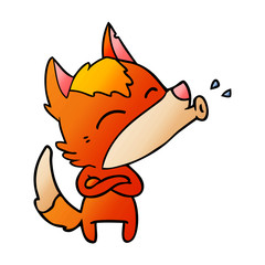 fox cartoon character