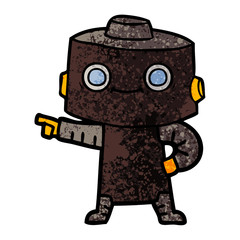cartoon robot
