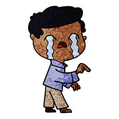 cartoon man crying