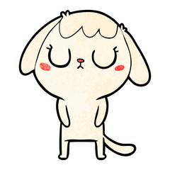 cute cartoon dog