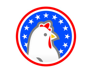 Obraz premium chicken star hen poultry livestock animal image vector