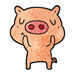 cartoon content pig