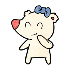 polar bear cartoon