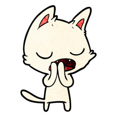 talking cat cartoon
