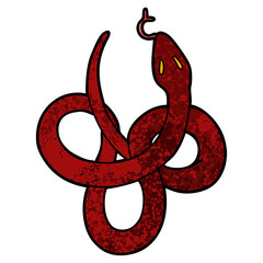 Obraz premium cartoon snake