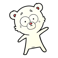 Obraz premium polar bear cartoon
