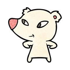 Fototapeta premium polar bear cartoon