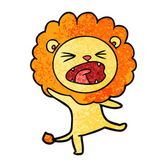 cartoon lion