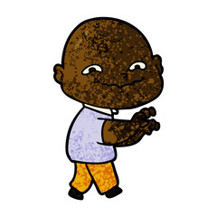 cartoon creepy guy