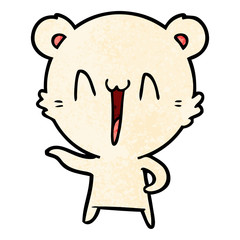 laughing polar bear cartoon