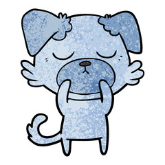 cute cartoon dog