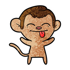 funny cartoon monkey