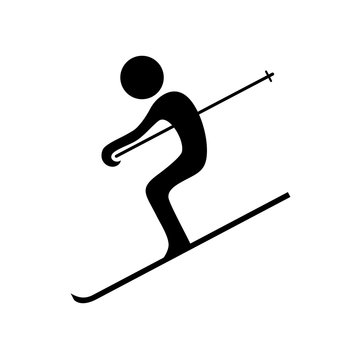 Skiing symbol