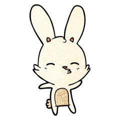 curious bunny cartoon