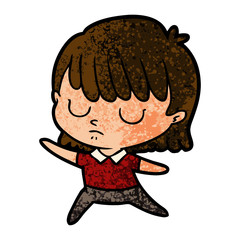 cartoon woman