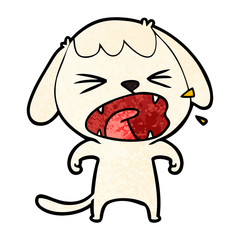 cute cartoon dog