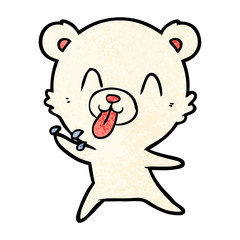 Obraz premium polar bear cartoon