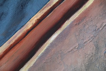  Closeup texture background with  blue, gray, white colors. Vivid colorful detailed vibrant brush...