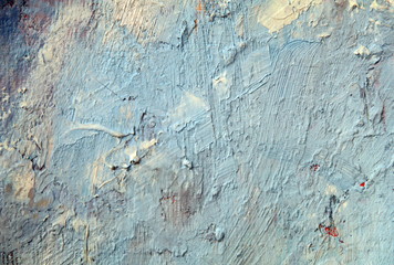  Closeup texture background with  blue, gray, white colors. Vivid colorful detailed vibrant brush strokes for creative ideas, web, print, poster, postcard.