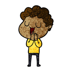 laughing cartoon man