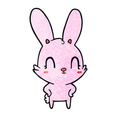 cute cartoon rabbit